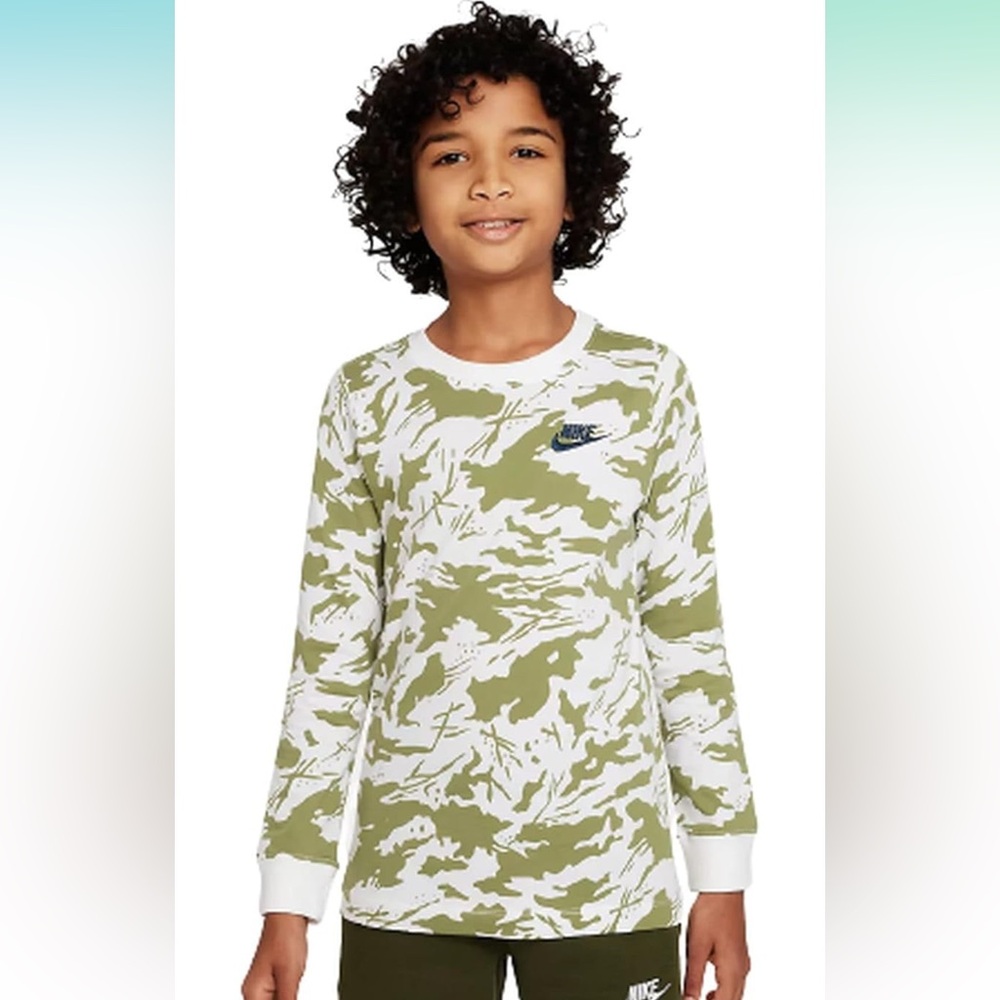 Kids Nike Long Sleeve All Over Print Futura
